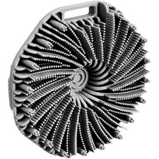 Gentle Exfoliating Silicone Body Scrubber for Sensitive Skin No Slip Handheld