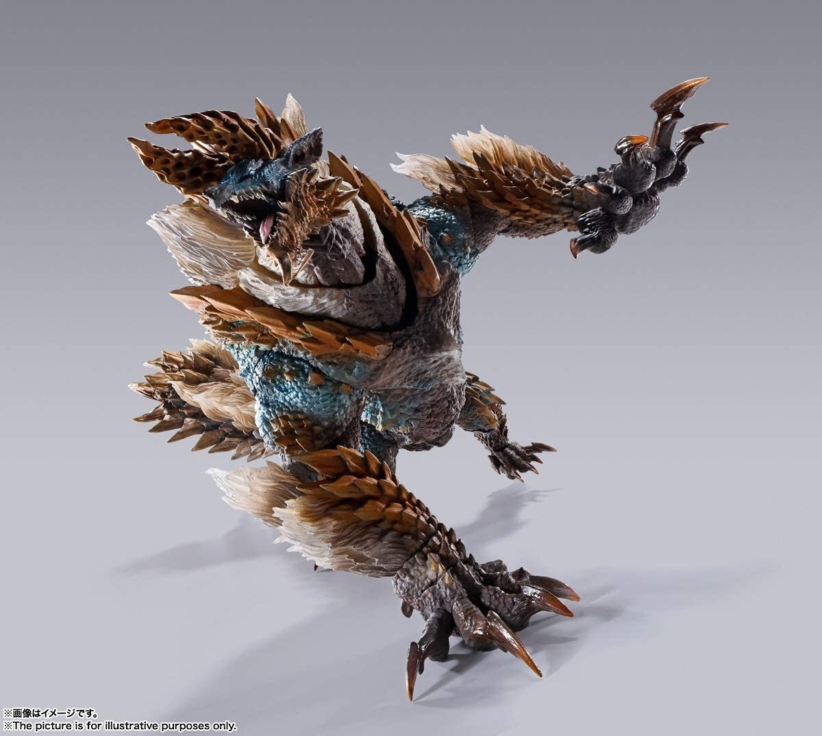 モンスター・ハンター ICEBORNE フィギュア BANDAI S.H.MonsterArts MONSTER HUNTER WORLD ICEBORN ZINOGRE