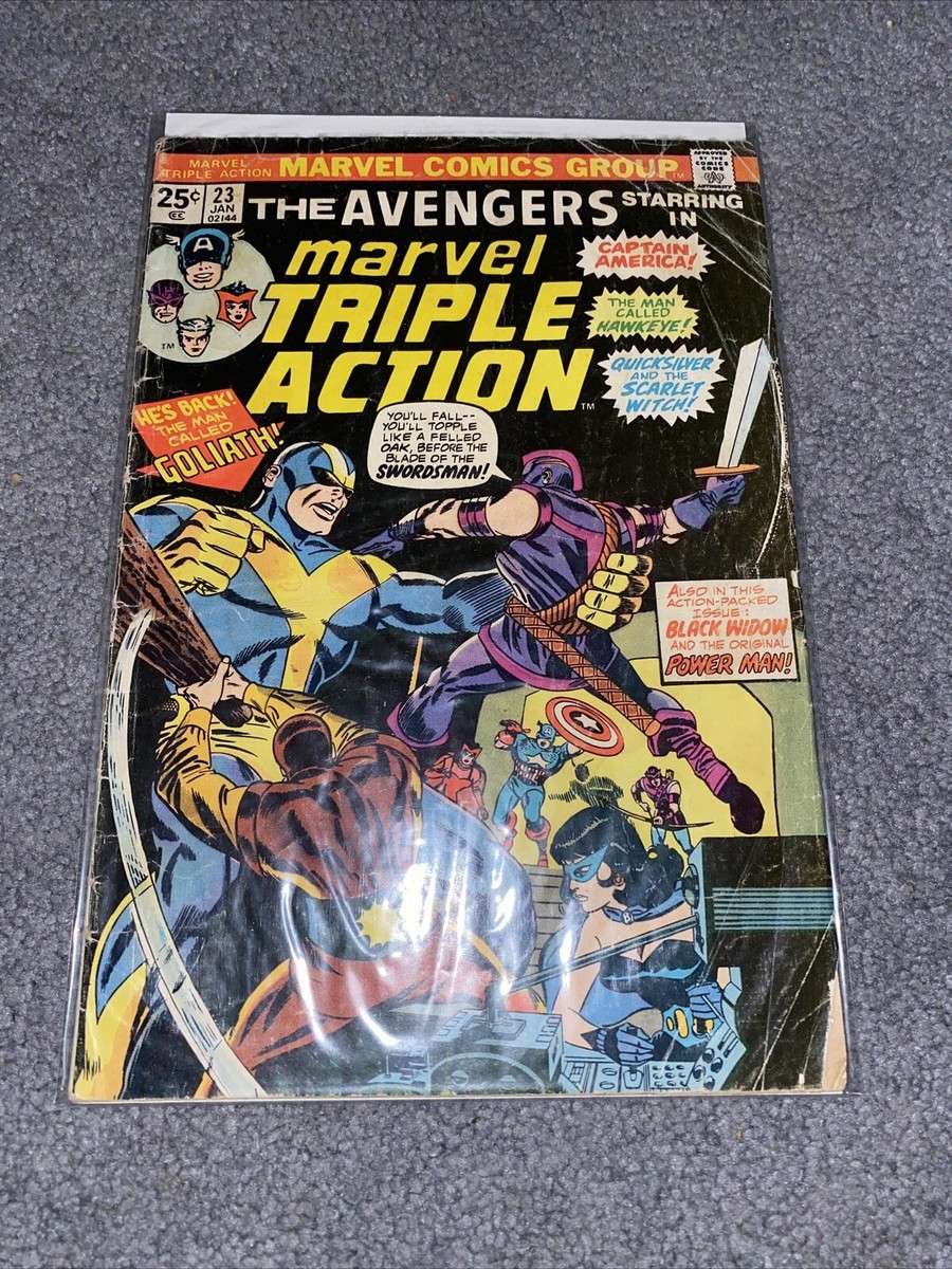 VINTAGE Marvel Triple Action Vol. 1-#23 (1975) Captain America
