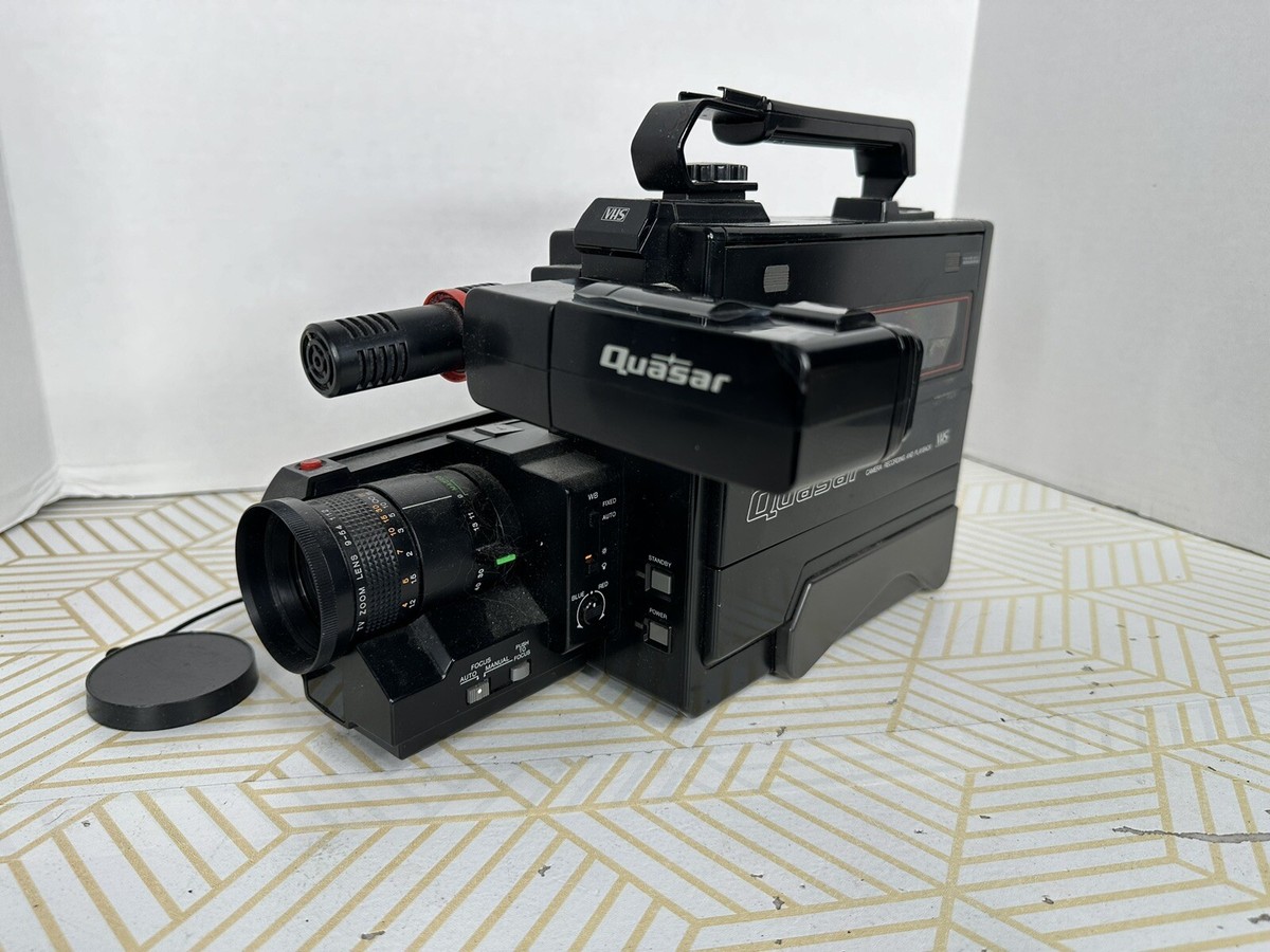 Quasar VM-10 VHS Movie Camera Recording and Playback Vintage