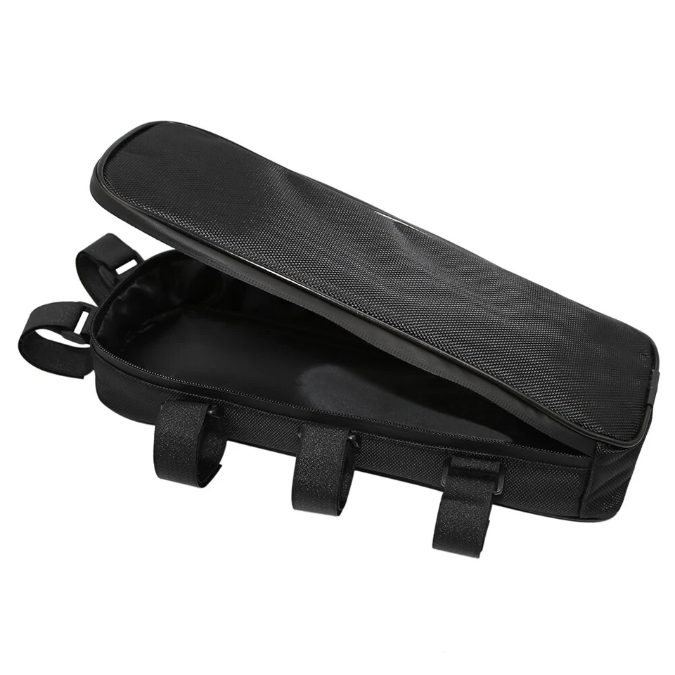 32*10*6cm Mountain Bicycle Bike Tube Front Frame Bag Case Battery Storage MTB - Image 3 of 4