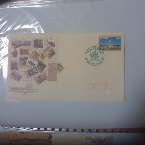 1992 PEELPEX GREEN TAMWORTH POSTMARK COVER - 第 1/3 張圖片