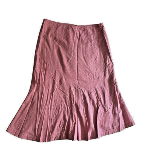 Calvin Klein Jeans Women's Vintage Pink Lined A-line Skirt Size 4 - Picture 2 of 4