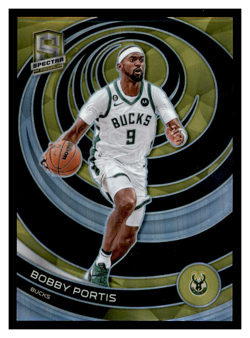 2022-23 Panini Spectra #116 Bobby Portis Gold 5/10 Milwaukee Bucks