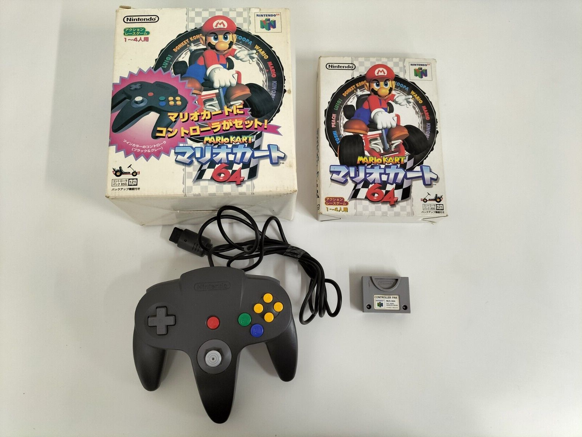 Nintendo 64 Mario Kart Controllers Nintendo 64 Complete With New