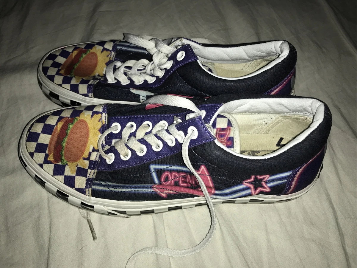 2016 Vans Custom Culture Diner Old Skool Vault Supreme Sz Men s 7.5 Woman s 9