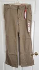 ELLE Stretch Flare Trousers Size 12R - Beige - New with Tags