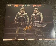 * BARRY HANLEY* signed 11x14 photo * GAMORREAN FIGHTER * THE MANDALORIAN * 5