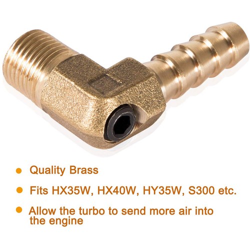Boost Controller Elbow For Dodge 5.9 Cummins Holset HX35W HX40W HY35W S300 Turbo - Picture 9 of 10