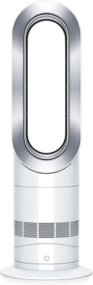 Dyson Hot+Cool Jet Focus AM09 Fan Heater - White/Silver for sale