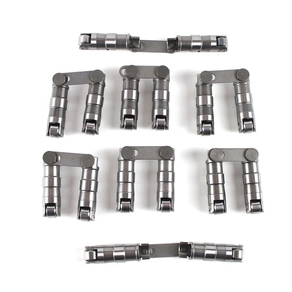 Hydraulic Roller Lifters & Link Bar Small Block for Chevy SBC 350 265-400 V8 New - Image 3 of 4