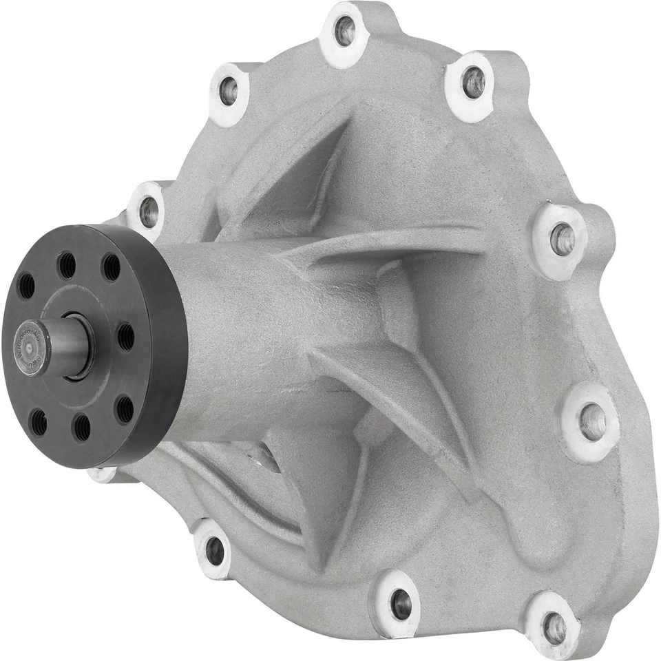 Bomba de agua mecánica de alto flujo, satinada, se adapta a Pontiac 1969-1979 Foto 4 de 4