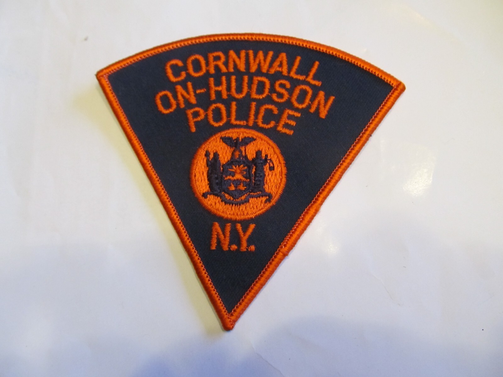 New York Cornwall On Hudson Police Patch Obsolete eBay