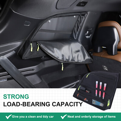 Multipurpose Trunk Left Side Window Storage Bag Tidy Bag For Volvo XC90 2015-24