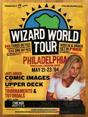 2004 Wizard World Philadelphia Convention Vintage Print Ad/Poster Promo Art 00s