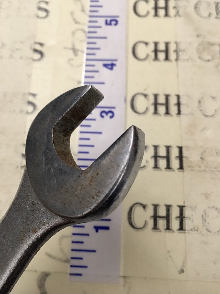 VINTAGE GLOBEMASTER 13/16 -7/8 #79326 OPEN END WRENCH Made In