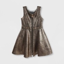 Disney Store Aladdin Jasmine Gold dress suze 9-10