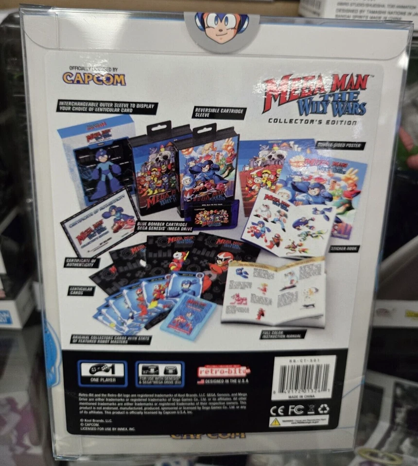 Mega Man The Wily Wars COLLECTORS EDITION Sega Genesis Limited Run - Image 2 of 4