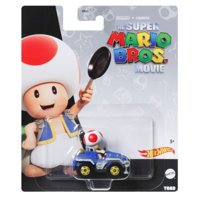 Hot Wheels Mariokart Movie Toad 1:64 Die-Cast Modell kleines Spielzeugauto Mattel
