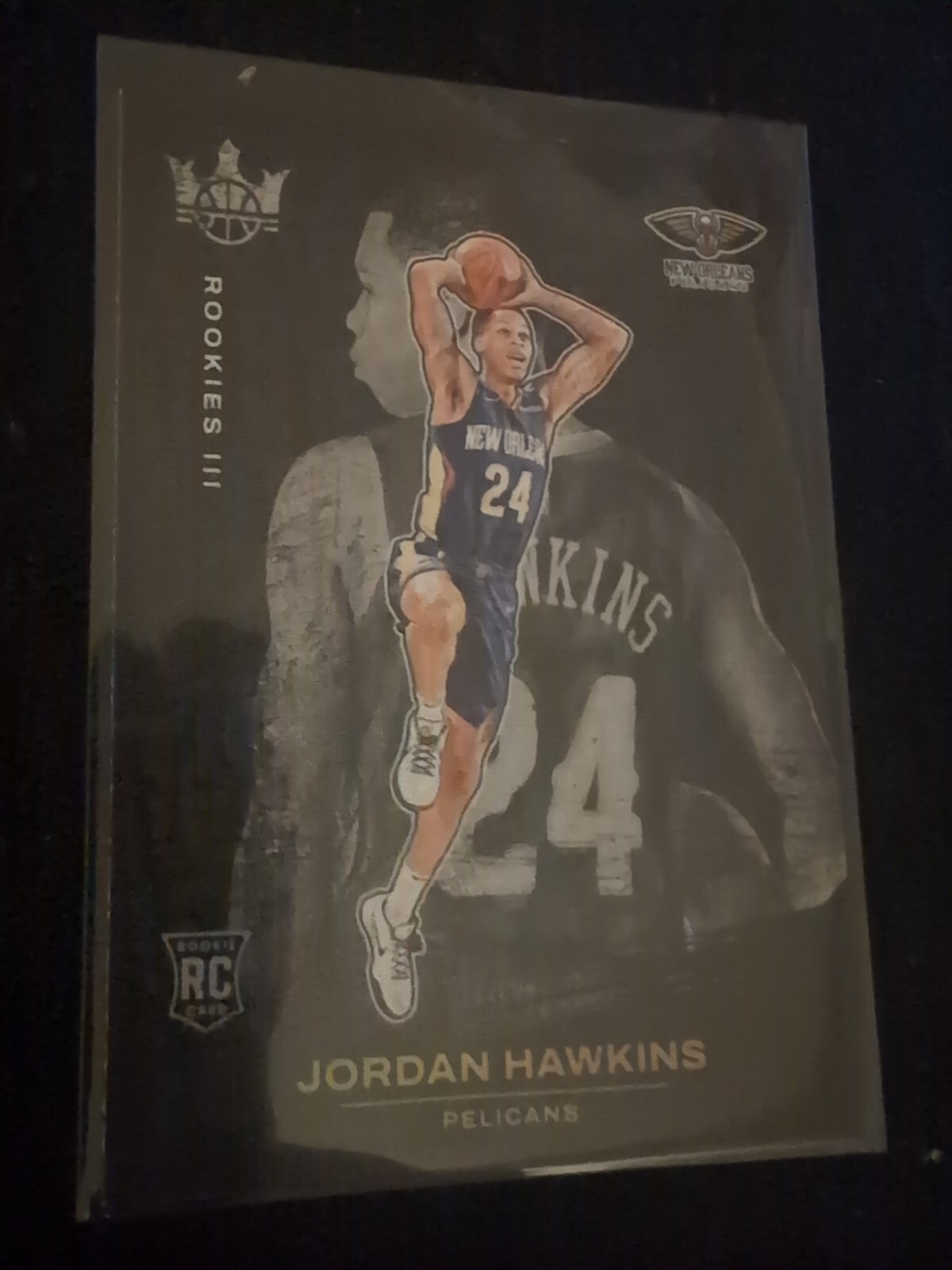 2023-24 Panini Court Kings JORDAN HAWKINS Rc Rookie III #137 Pelicans LEVEL 3 !