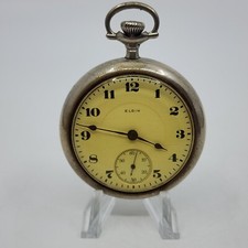 Antique 1919 Elgin Grade 336 18s 17j Pocket Watch - RUNNING STRONG