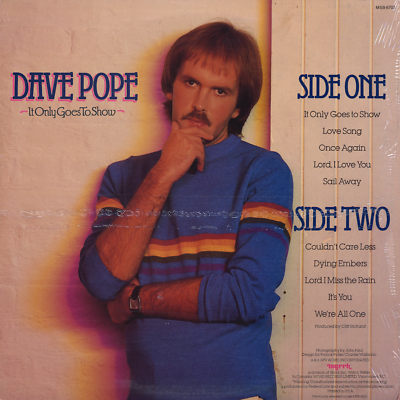 Dave Pope—It Only Goes To Show 1979, 1982 NEW SEALED LP Sail Away