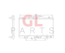 Pour HONDA ELEMENT 2003-08 Radiateur Refroidissement Du Moteur 19010PPAA51