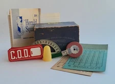 Vintage Stationery Office Supplies Lot of 7 w Typewriter Eraser Staples Box more