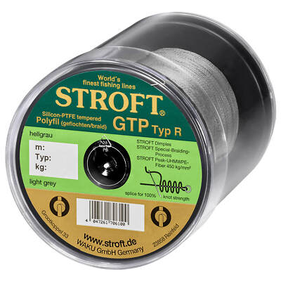 Line Stroft GTP Typ R Woven 500m Light Grey Fishing Line Leader String
