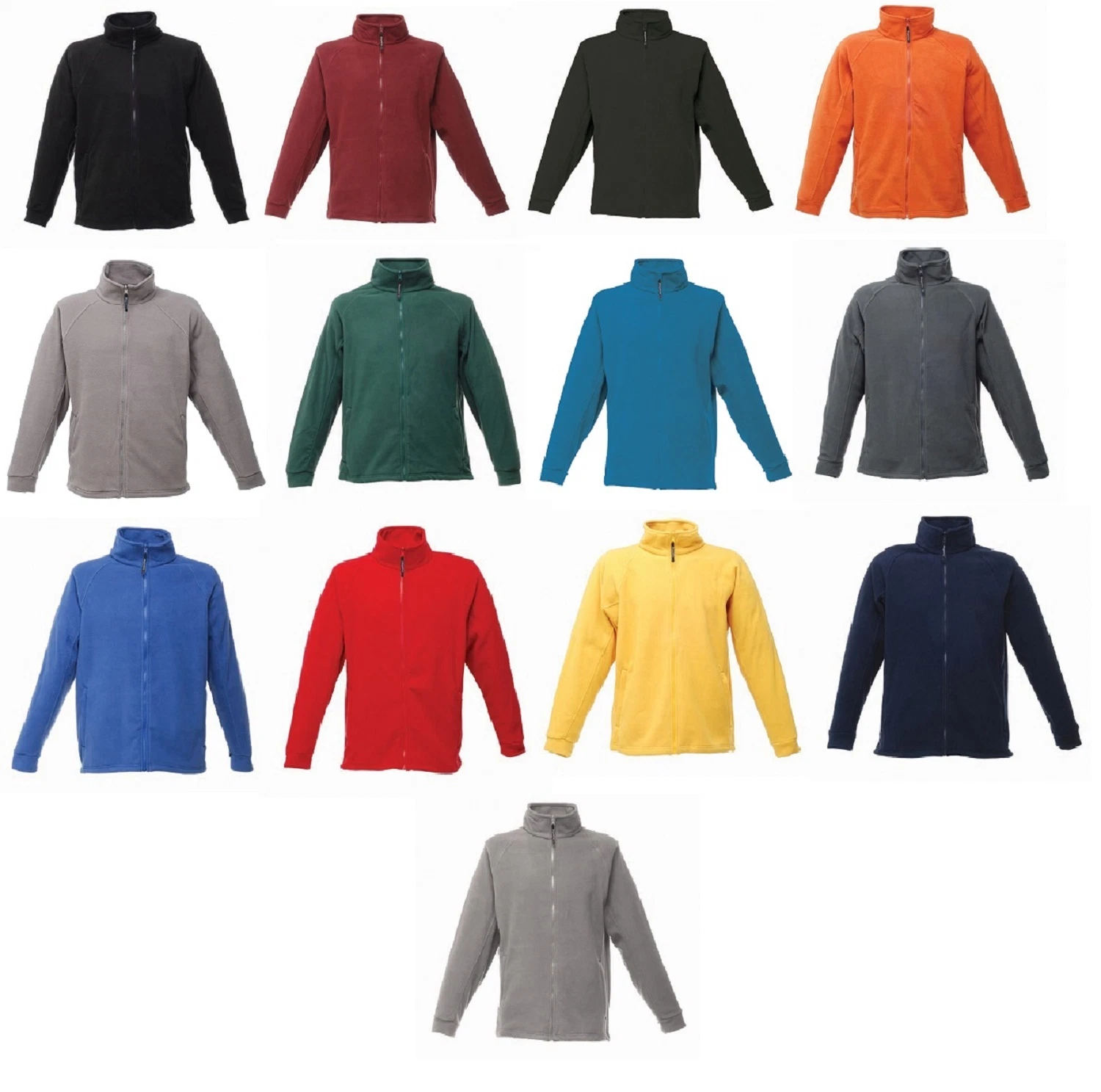 Mens Regatta Thor III Full Zip Fleece Jacket Coat 13 Colours XS to 4XL Thor 3 BN