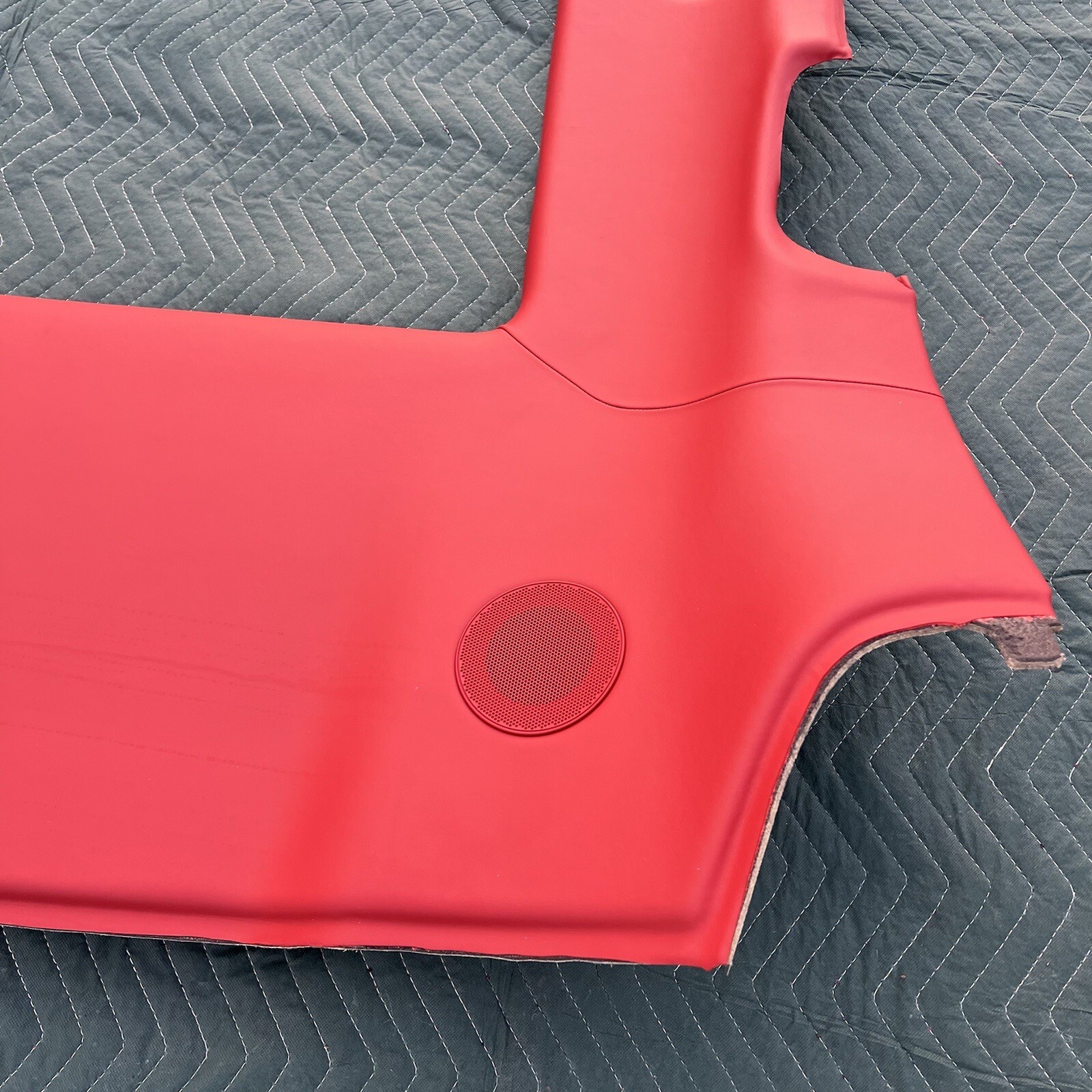Bentley Bentayga 16-20 Red Leather Roof Upper Headliner Cover Trim Panel OEM