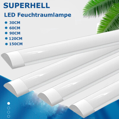 LED Unterbauleuchte Wannenleuchte Lichtleiste Küchenlampe Schrankleuchte 30-150