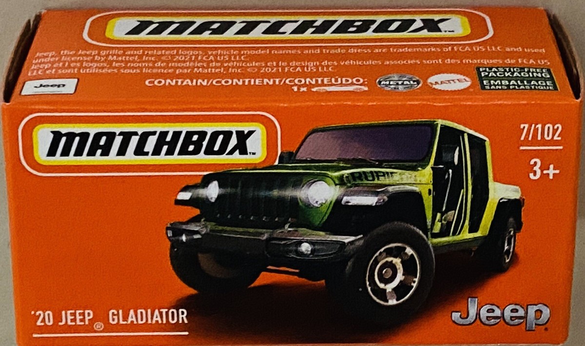 MATCHBOX 20 JEEP GLADIATOR グリーン Amazon.com: Matchbox Jeep Gladiator, Green 1:64 Scale, 2022