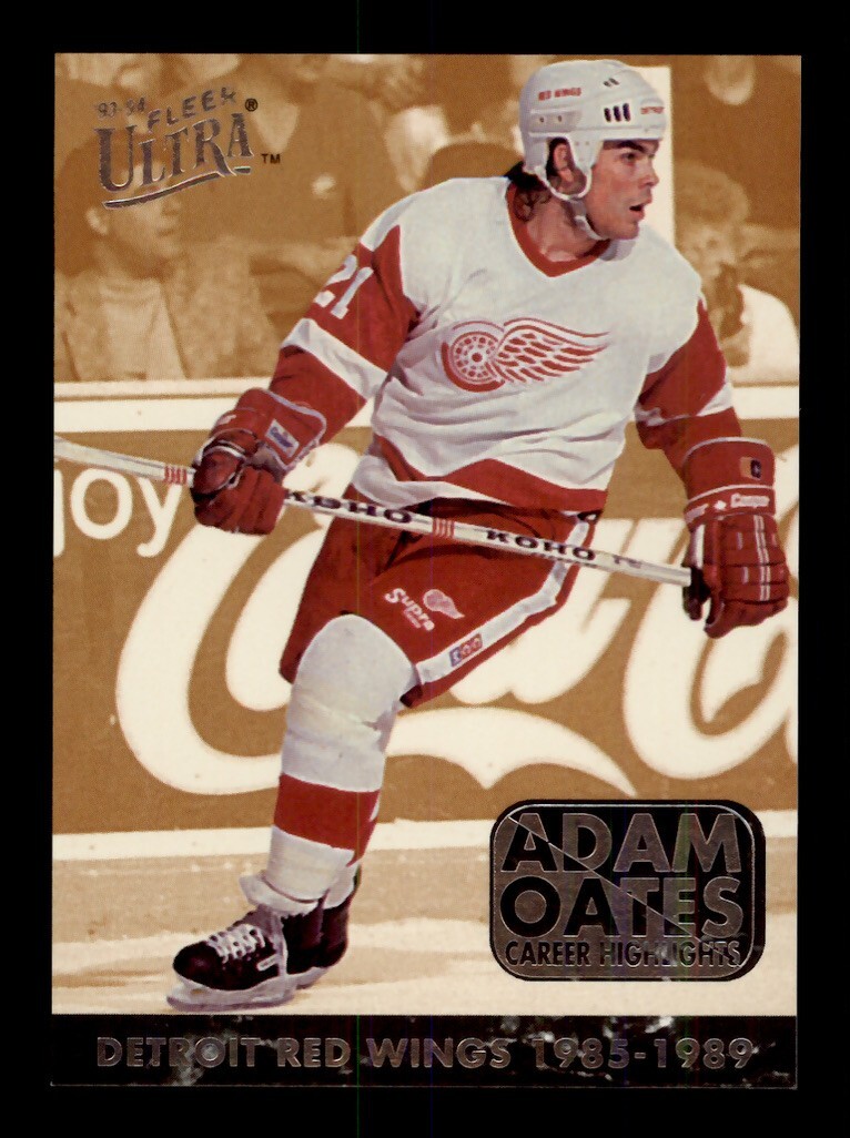 1993-94 FLEER ULTRA ADAM OATES CAREER HIGHLIGHTS #4