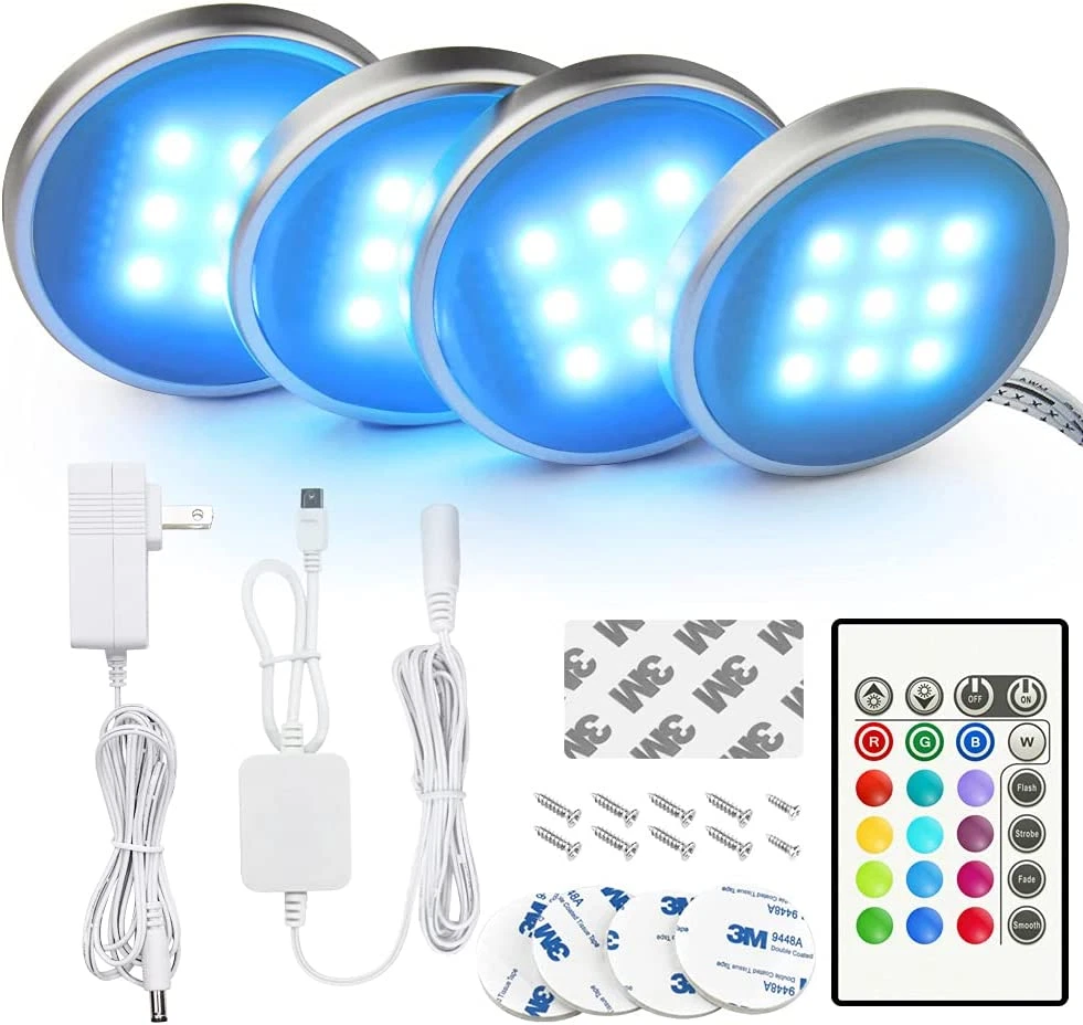 BASON LIGHTING RGB Under Cabinet Lighting Basic Rgb Red Green