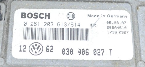 VW Golf 3 III 1H Bj 97 1,4 AEX 44KW Motor Steuergerät 030906027T #139317-E332