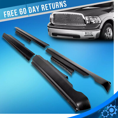 Rocker Panels Cover Trim 14064 For Dodge Ram 1500 2500 3500 Crew Cab 2009-2018