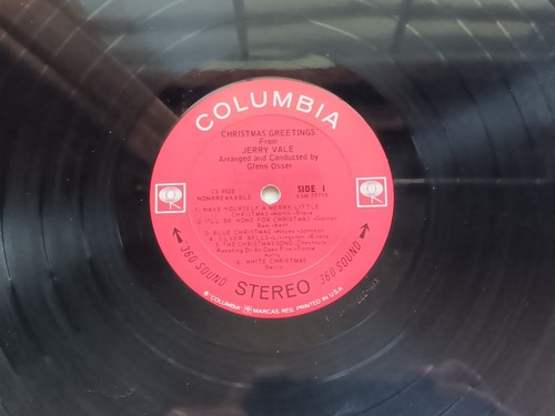 Stereo CS 9025 Jerry Vale "Christmas Greetings From" SIGNED Vinyl NM See Pics - Picture 4 of 6
