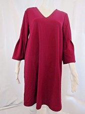 Ann Taylor Loft Long Sleeve Red Dress Size S NWT
