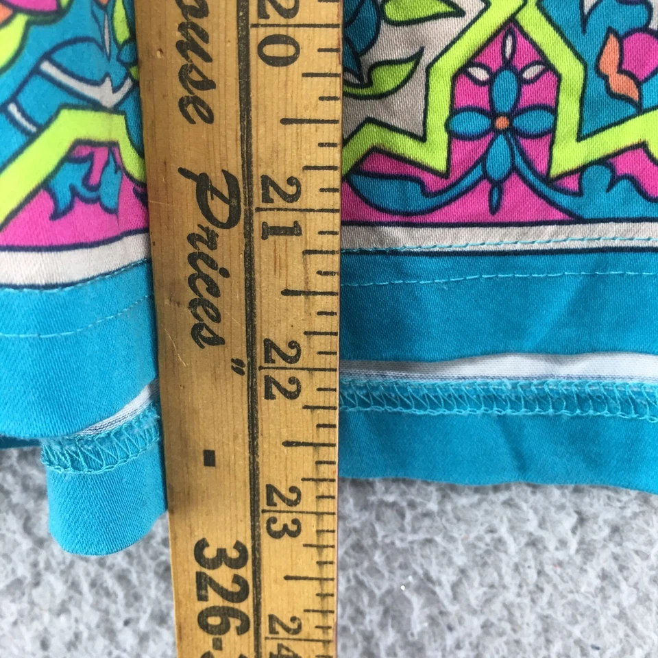 Flying Tomato A Line Skirts Womens Small (Actual 28x23) Blue Pleated Printed - Image 3 of 4