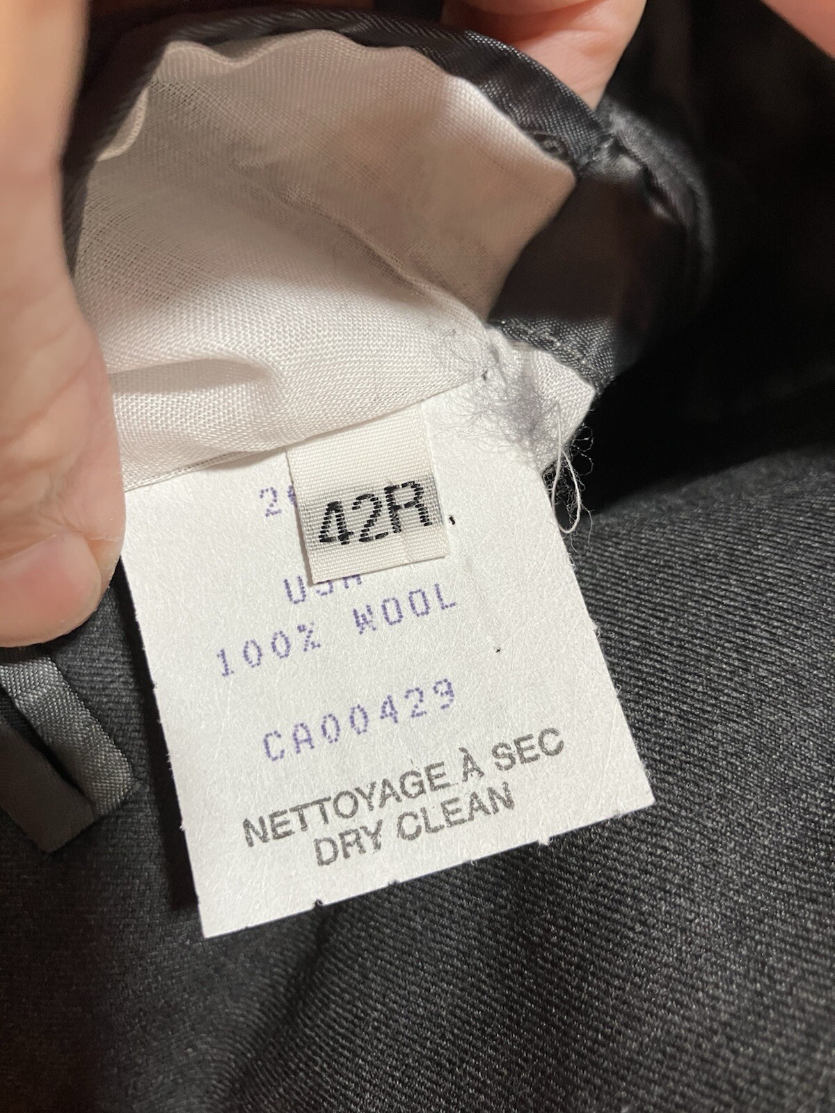 Peter Millar Jacket Gray Wool Canada Trim 42R - image 11