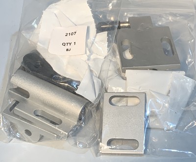 McMaster Carr Silver Slide Bolt Latch Inculdes Mounting Fasteners 47065T57