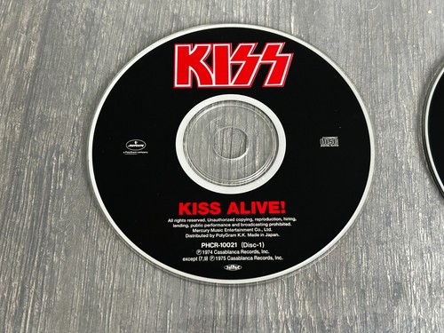 KISS CD Alive Remaster PHCR-10021/2 Japan Japanese Vintage Kiss Aucoin Concert - Picture 3 of 6