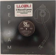 L.L. COOL J. - I NEED LOVE - 12" - 1987 - PROMO - Near Mint Vinyl