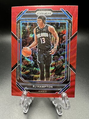2022-23 Panini Prizm Prizms Ruby Wave #177 RJ Hampton Orlando Magic 1419