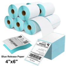 500-1000 Direct Thermal Shipping Labels 4"x6"  for Zebra, Rollo, MUNBYN,MFLABEL