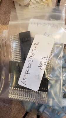 LOT of 8 AMP Rectangular Receptacle Connector IDC Gold 22-26 AWG 9-pos  103957-8