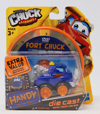 Tonka - Chuck & Friends - Handy, the Tow Truck - Die Cast - mit DVD - Englisch!