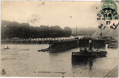 AK Suresnes Le Barrage Frankreich (1307141)