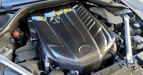 Real Carbon Fiber Engine Cover OE Type For Toyota Supra A90 A91 GR B58 Engine - Bild 8 von 10
